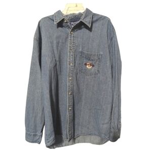 Hard Rock Cafe vintage denim XL long sleeve shirt men's women's